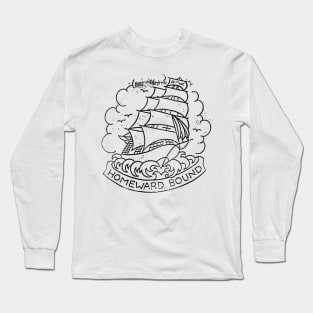 old school tattoo sailor Long Sleeve T-Shirt